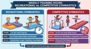 How Many Hours a Week Should a Gymnast Train