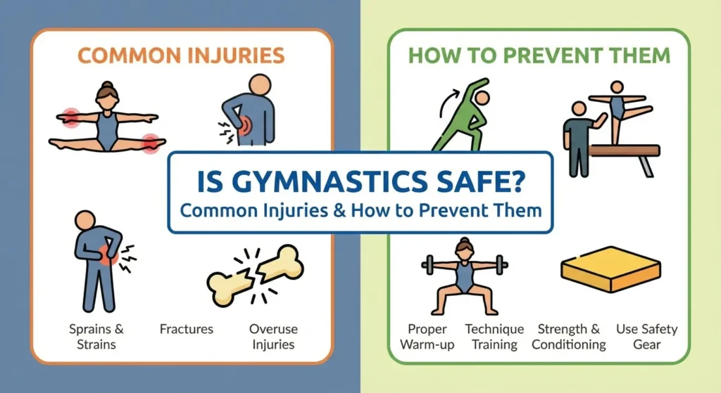Is Gymnastics Safe? Common Injuries & How to Prevent Them