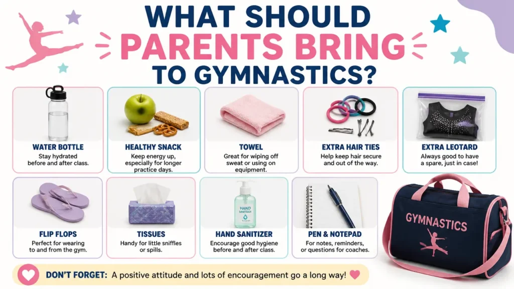What Should Parents Bring to Gymnastics