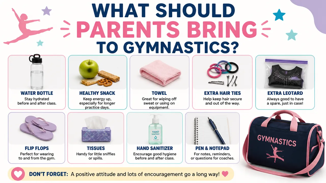 What Should Parents Bring to Gymnastics